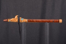 Yellow Cedar Burl Native American Flute, Minor, Mid A-4, #T6G (10)